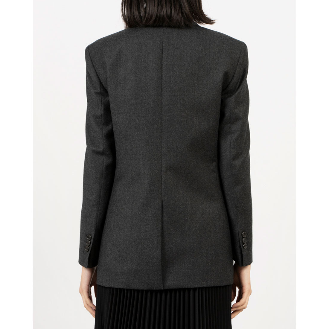 セオリー Theory SLEEK FLANNEL BOXY DB JKT
