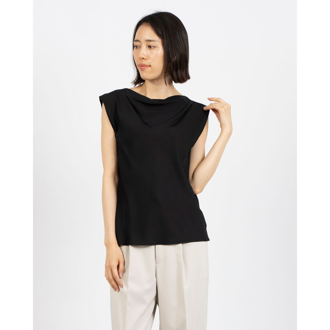 セオリー Theory MODERN GGT HI COWL SLIM B （ブラック） ブラック