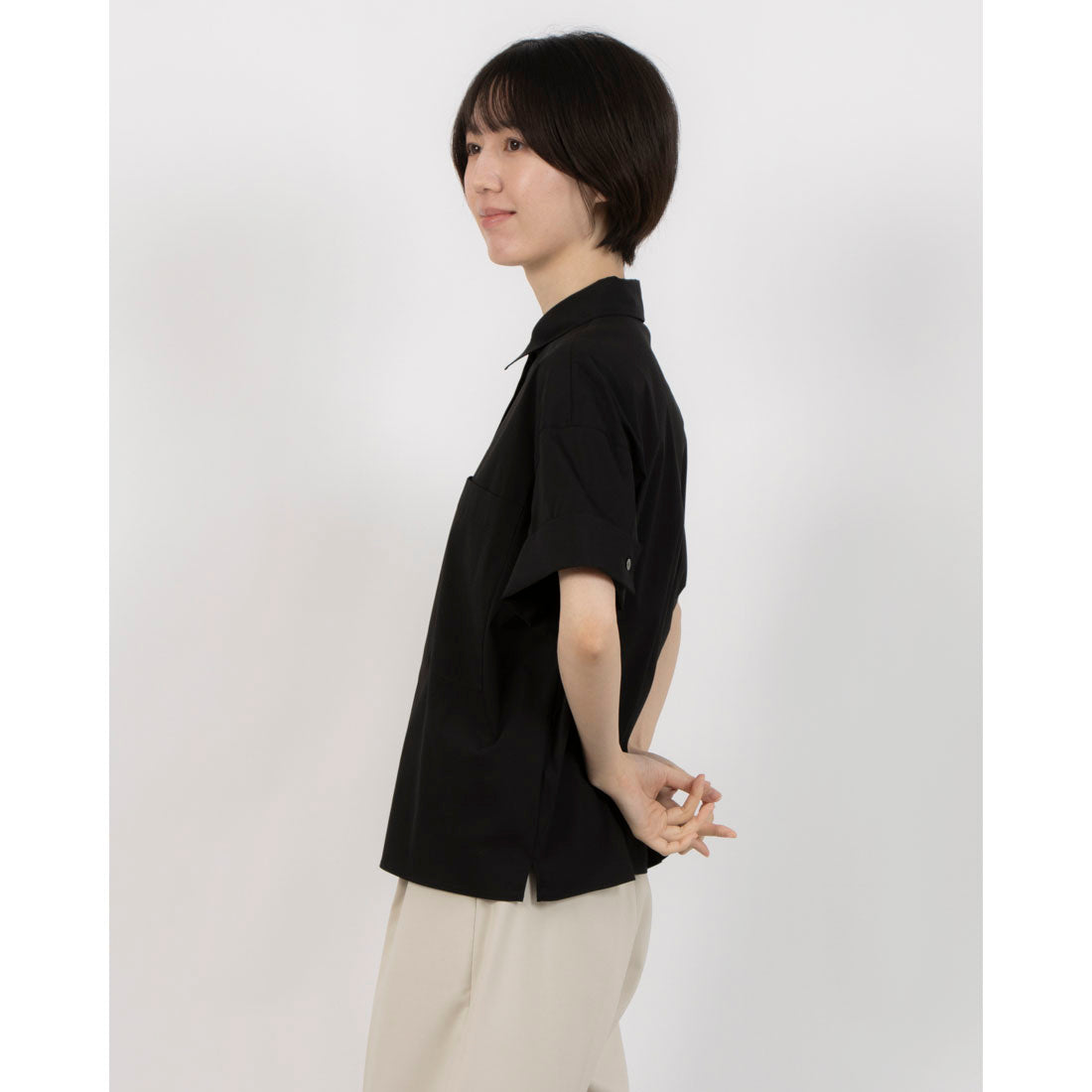 Theory COTTON SHIRTING SS CUFF P