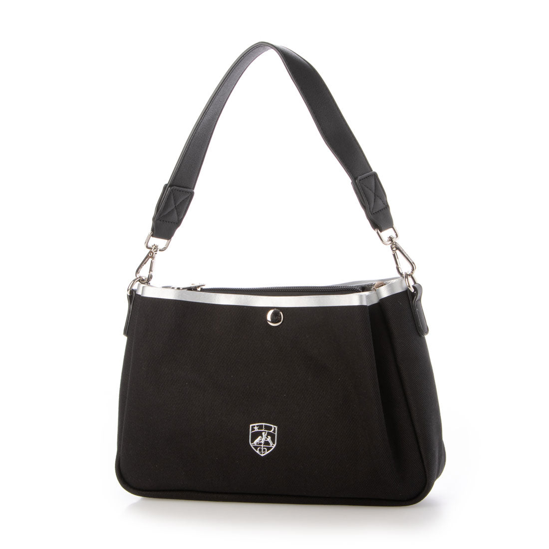 スリードッグナイトスコットランド THREE DOG NIGHT SCOTLAND STUART shoulder Bag,BLACK/SILVER