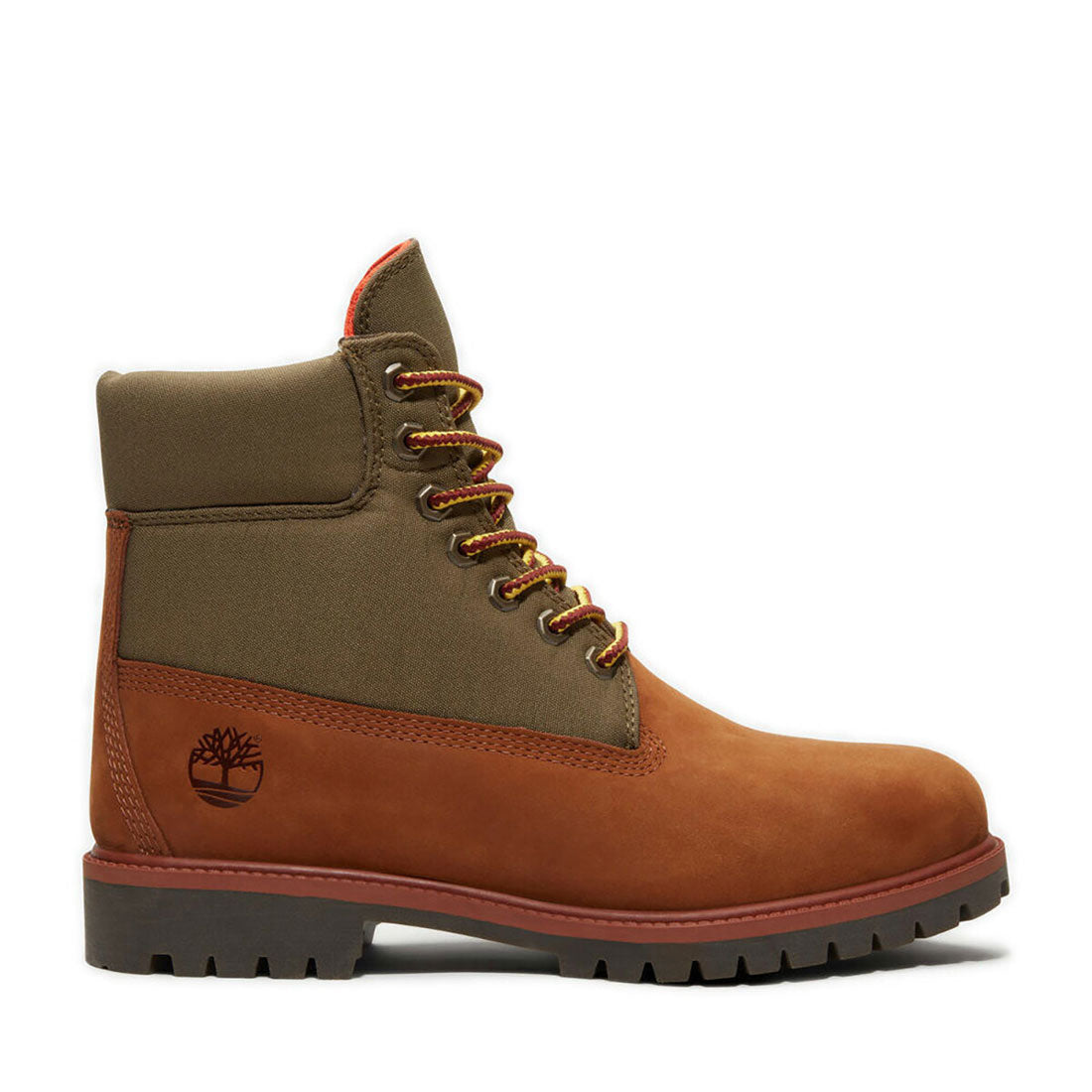 ティンバーランド Timberland Timberland 6-Inch Waterproof Boot（ティンバーランド ヘリテージ 6インチ ウォータープルーフ ブーツ） （ミディアムブラウン/グリーン） ミディアムブラウン/グリーン