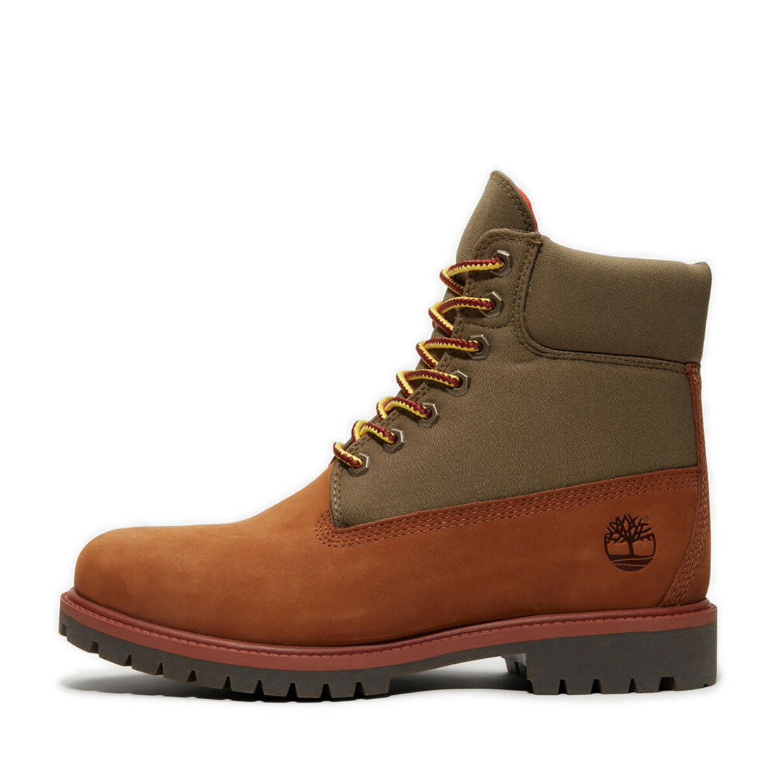 ティンバーランド Timberland Timberland 6-Inch Waterproof Boot（ティンバーランド ヘリテージ 6インチ ウォータープルーフ ブーツ） （ミディアムブラウン/グリーン） ミディアムブラウン/グリーン
