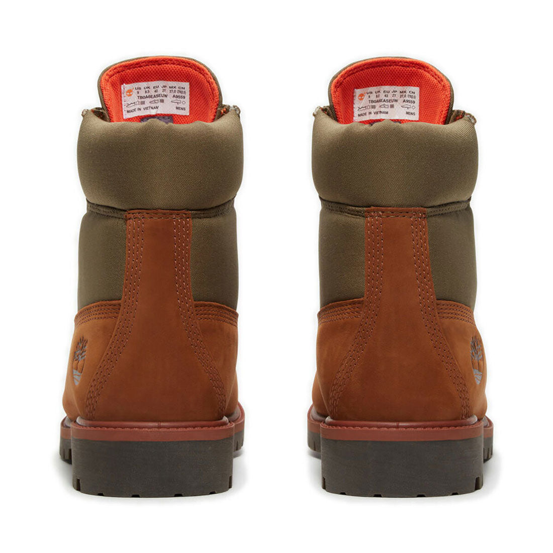 ティンバーランド Timberland Timberland 6-Inch Waterproof Boot（ティンバーランド ヘリテージ 6インチ ウォータープルーフ ブーツ） （ミディアムブラウン/グリーン） ミディアムブラウン/グリーン