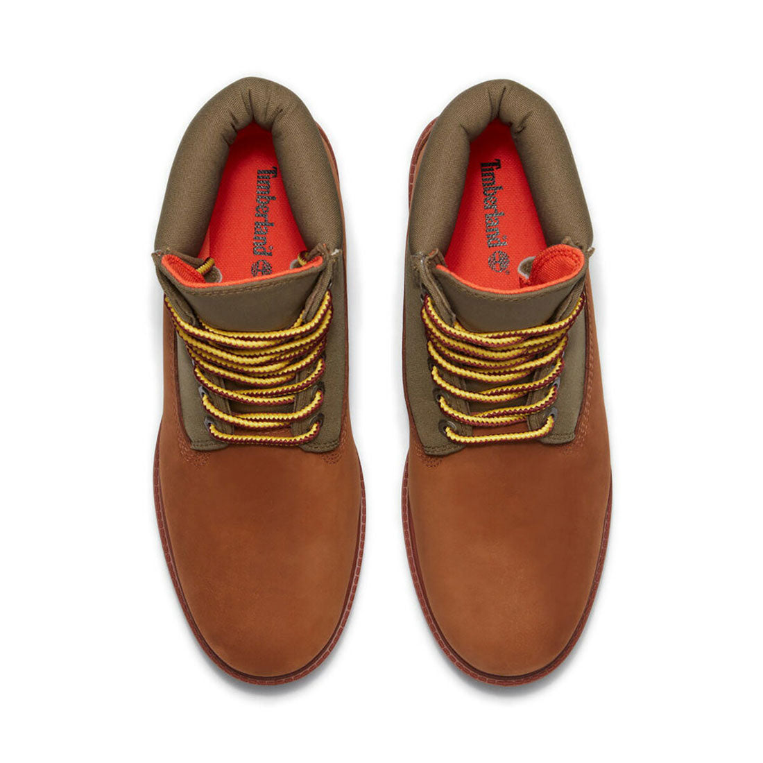 ティンバーランド Timberland Timberland 6-Inch Waterproof Boot（ティンバーランド ヘリテージ 6インチ ウォータープルーフ ブーツ） （ミディアムブラウン/グリーン） ミディアムブラウン/グリーン