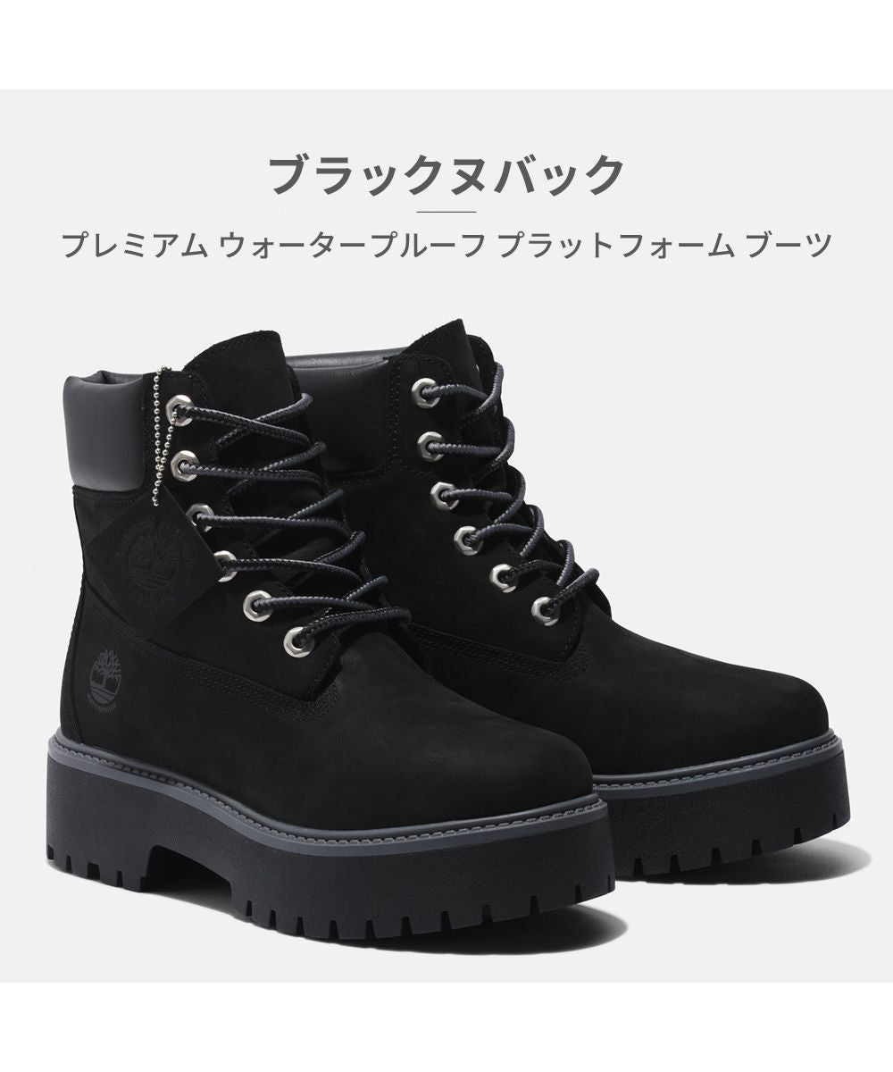 Timberland ブーツ　黒　8.5 Timberland Timberland Women's Premium Platform Waterproof Boots A5RJD