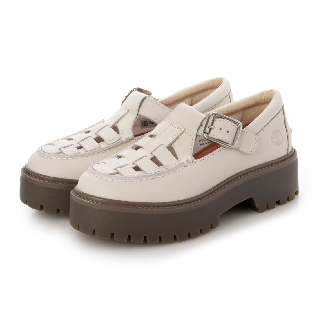 ティンバーランド Timberland レディース ローファー 厚底 ストラップ STONE STREET BUCKLE
