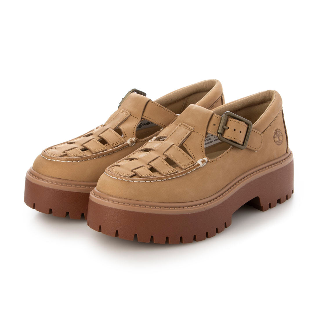 ティンバーランド Timberland レディース ローファー 厚底 ストラップ STONE STREET BUCKLE
