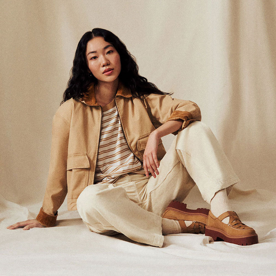 ティンバーランド Timberland Timberland STONE STREET BUCKLE（ティンバーランド ストーン ストリート バックル） （ミディアムベージュ） ミディアムベージュ