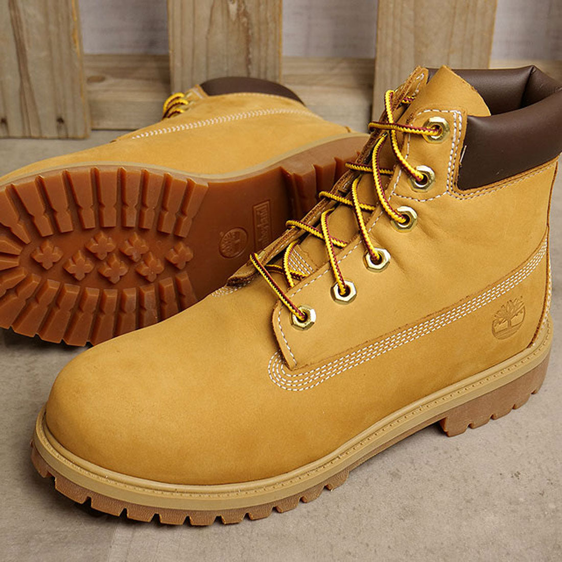 ティンバーランド Timberland Junior 6inch Premium Boots Wheat [112909-713]