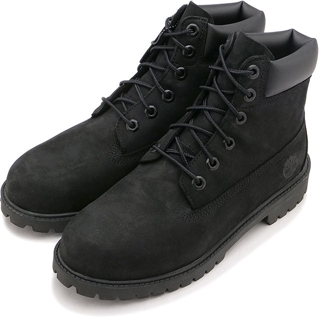 ティンバーランド Timberland 6in Premium Boots Junior ブラック [112907],ブラック