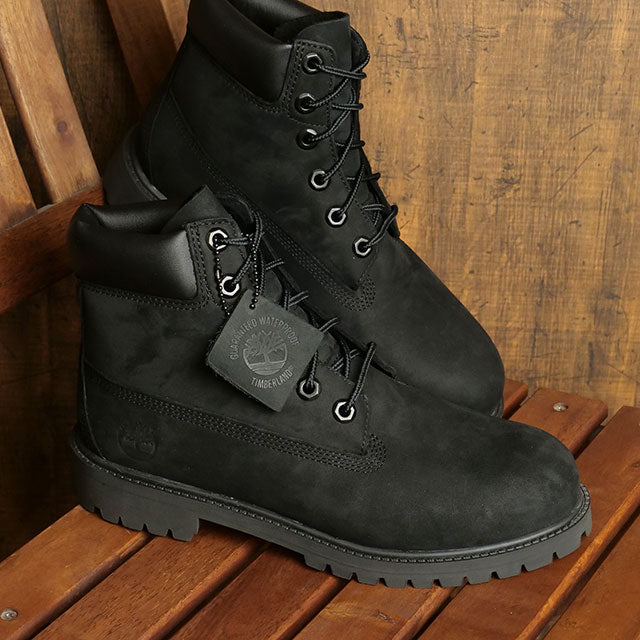 ティンバーランド Timberland 6in Premium Boots Junior ブラック [112907]