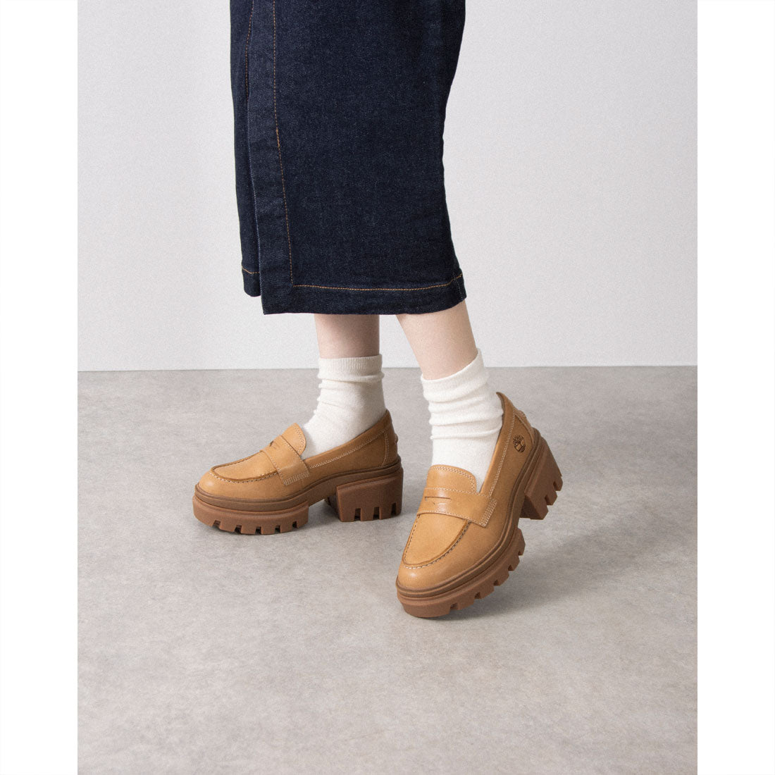 ティンバーランド Timberland レディース シューズ ローファー 厚底ENGLISH LOAFER SHOE