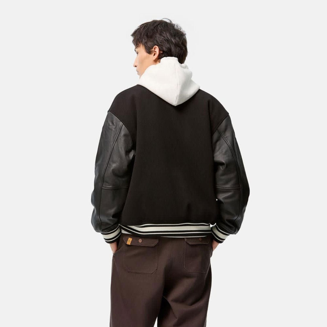 ティンバーランド Timberland [トウキョウ デザイン コレクティブ] バーシティ ジャケット（[TOKYO DESIGN COLLECTIVE] Varsity Jacket） （ブラック） ブラック