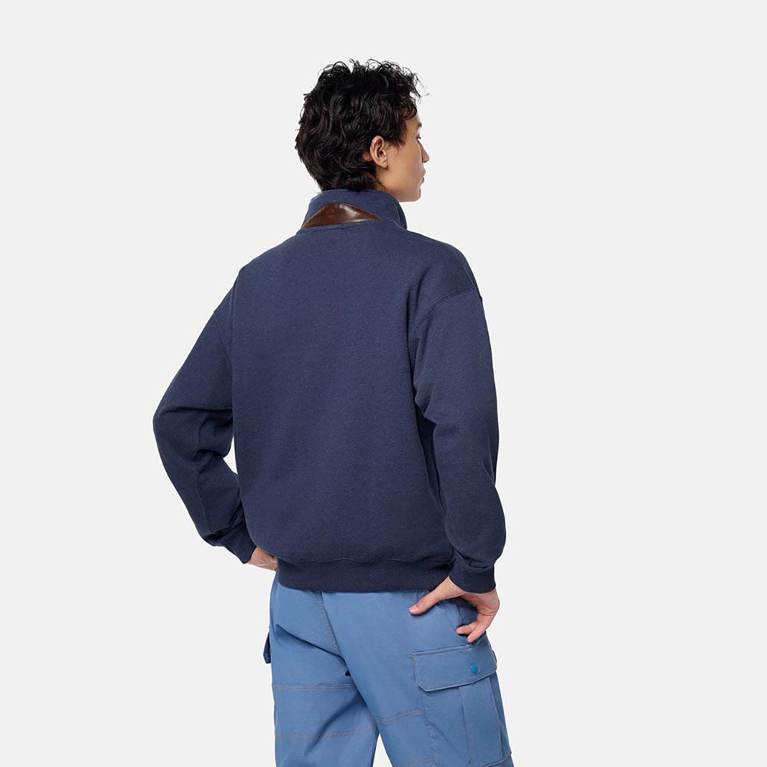 ティンバーランド Timberland Timberland TOKYO DESIGN COLLECTIVE Half Zip Sweat（ティンバーランド TDC ハーフジップ スウェットシャツ） （Patriot Blue Heather） Patriot Blue Heather