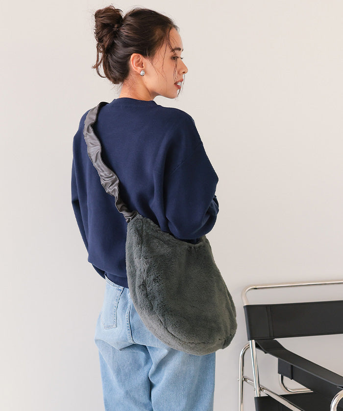 ティティベイト titivate 2wayフェイクファーバッグ （グレー） グレー