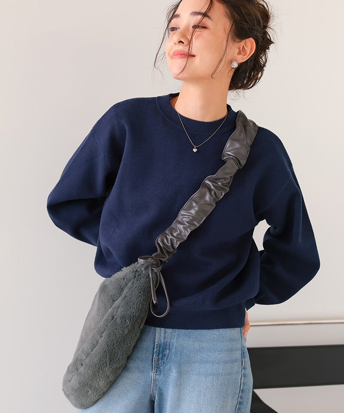 ティティベイト titivate 2wayフェイクファーバッグ （グレー） グレー