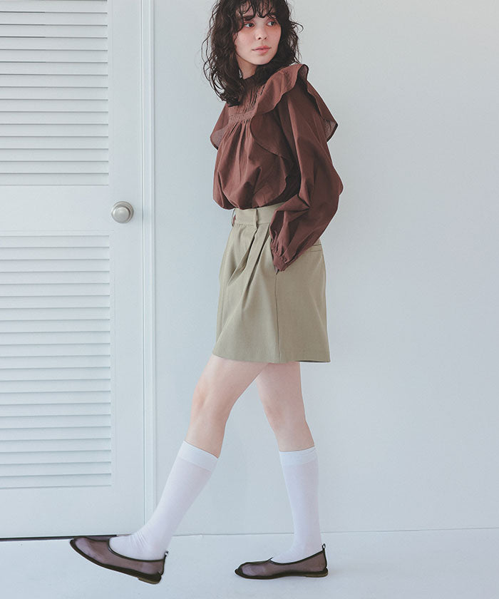 ティティベイト titivate パイピングメッシュパンプス （ブラウン） ブラウン