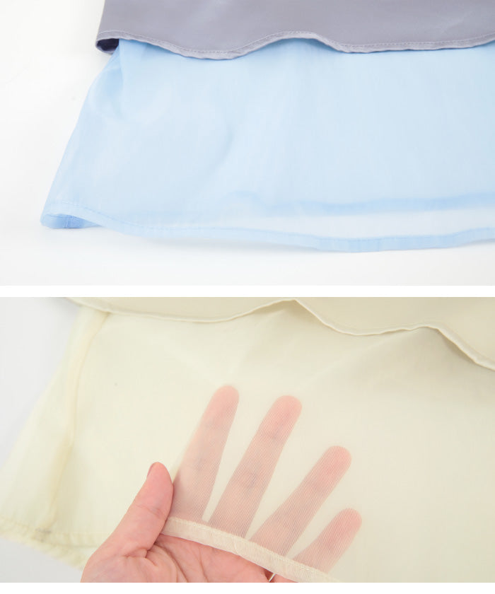 ティティベイト titivate マットサテンオーガンジーキャミソール （アイボリー） アイボリー