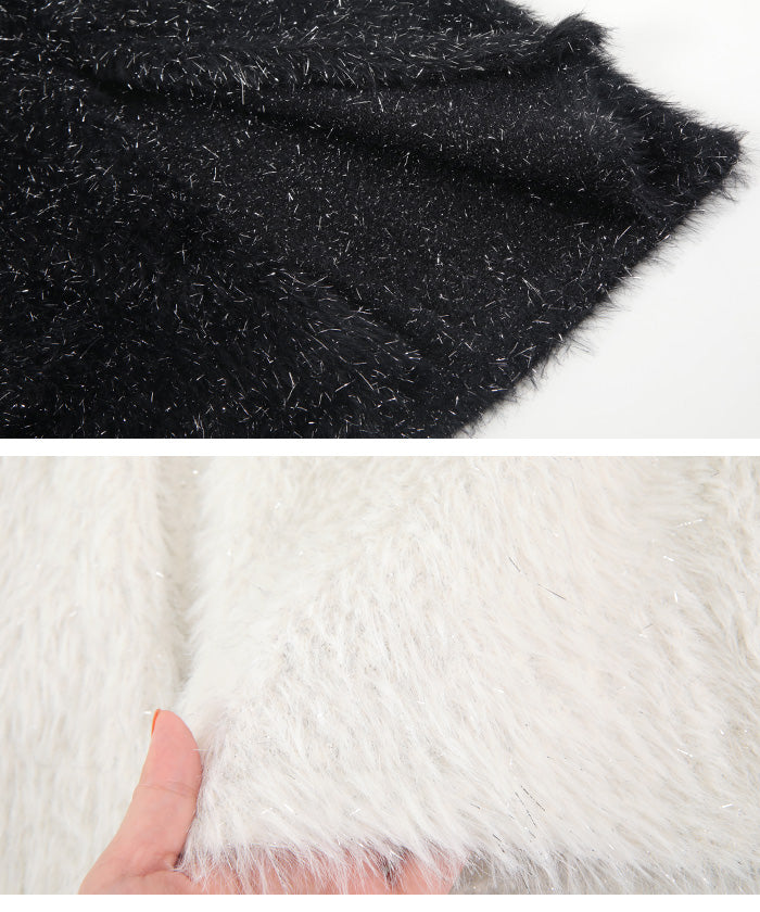 ティティベイト titivate ラメフェザースカート （グレー） グレー