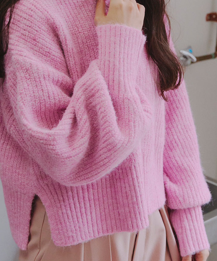 ティティベイト titivate ベーシッククルーニット