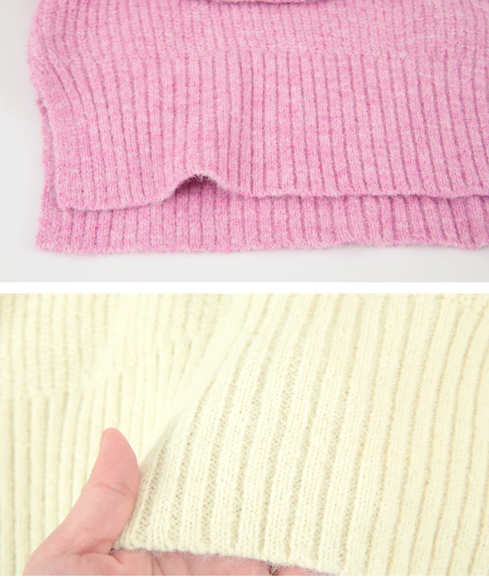 ティティベイト titivate ベーシッククルーニット