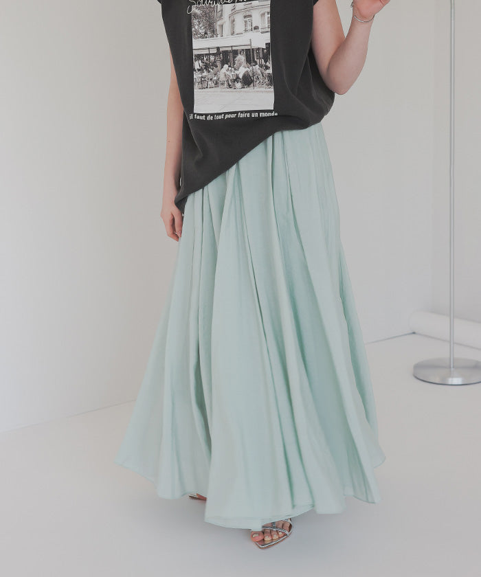 ティティベイト titivate シアータックボリュームスカート （ライトブルー） ライトブルー