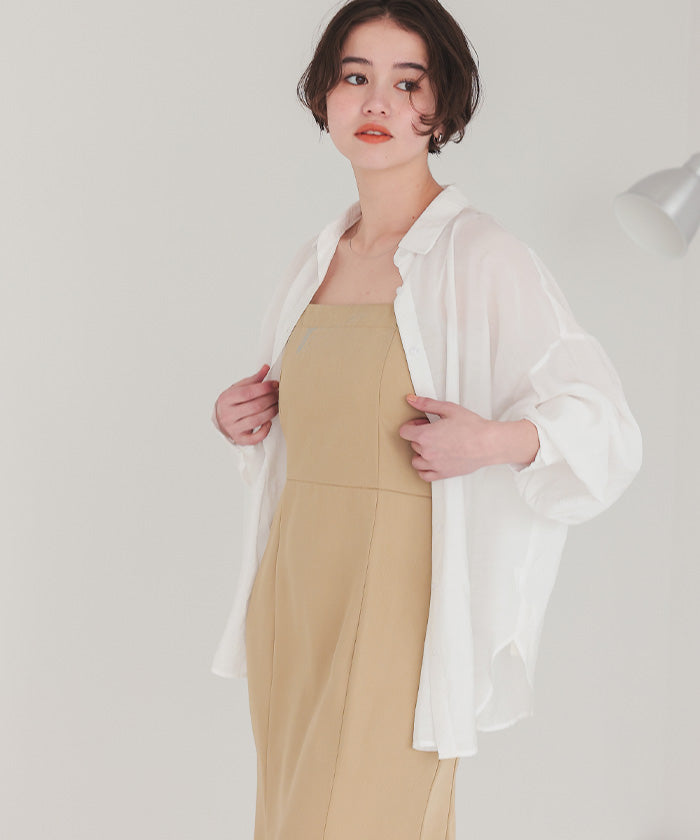 ティティベイト titivate ベーシックシアーシャツ （ブラック） ブラック