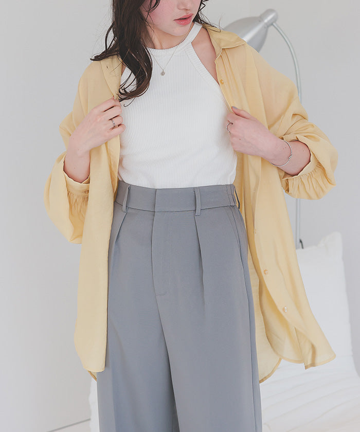 Titivate Basic Sheer Shirt