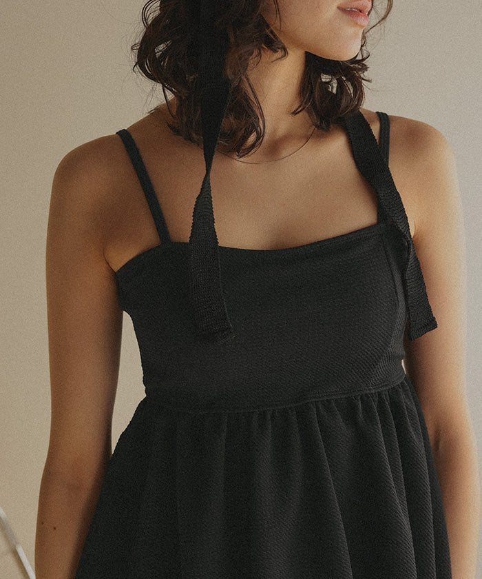 ティティベイト titivate ペプラムギャザーデザインビスチェビキニ/水着 【返品不可商品】 （ラベンダー） ラベンダー