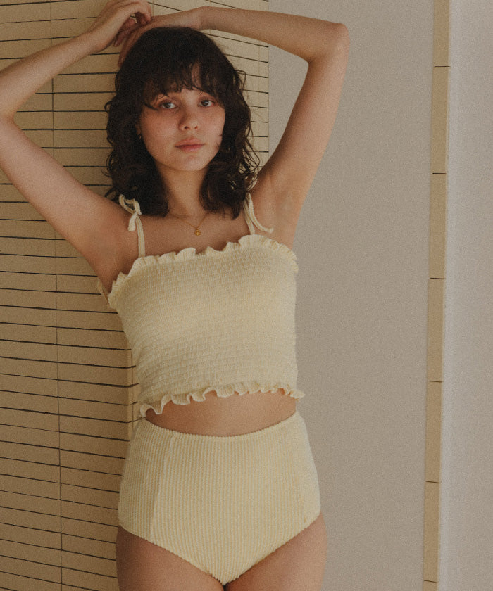 ティティベイト titivate シャーリングフリルビキニ/水着 【返品不可商品】 （ミントグリーン） ミントグリーン