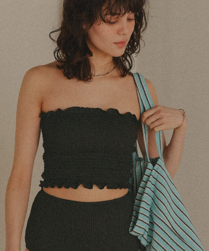 ティティベイト titivate シャーリングフリルビキニ/水着 【返品不可商品】 （ミントグリーン） ミントグリーン