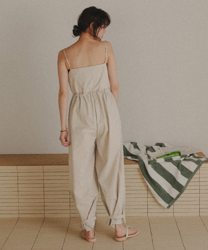 ティティベイト titivate 撥水オールインワン/ラッシュガード （ライトベージュ） ライトベージュ