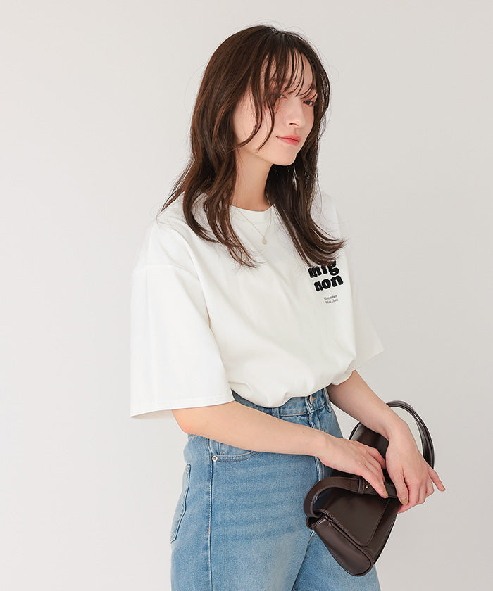 ティティベイト titivate サガラ刺繍Tシャツ （オフホワイト） オフホワイト