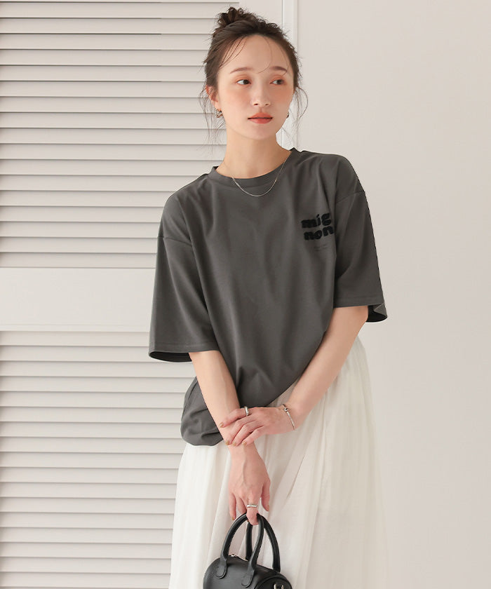 ティティベイト titivate サガラ刺繍Tシャツ （オフホワイト） オフホワイト