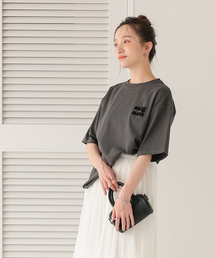 ティティベイト titivate サガラ刺繍Tシャツ （オフホワイト） オフホワイト