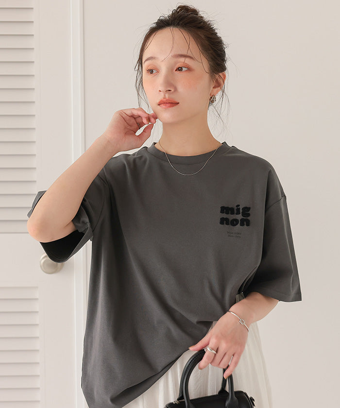 ティティベイト titivate サガラ刺繍Tシャツ （オフホワイト） オフホワイト