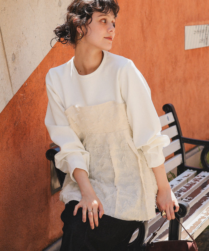 ティティベイト titivate ビスチェライクドッキングペプラムトップス （ブラック） ブラック