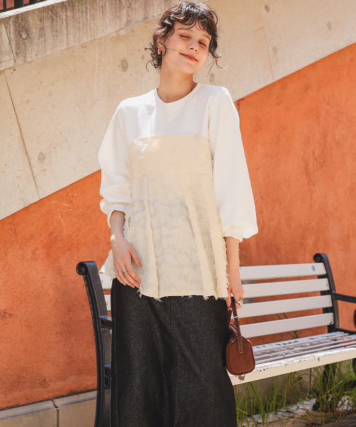 ティティベイト titivate ビスチェライクドッキングペプラムトップス （ブラック） ブラック