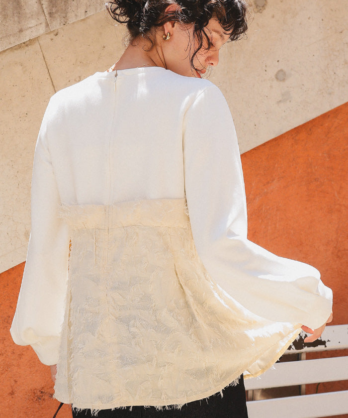 ティティベイト titivate ビスチェライクドッキングペプラムトップス （ブラック） ブラック