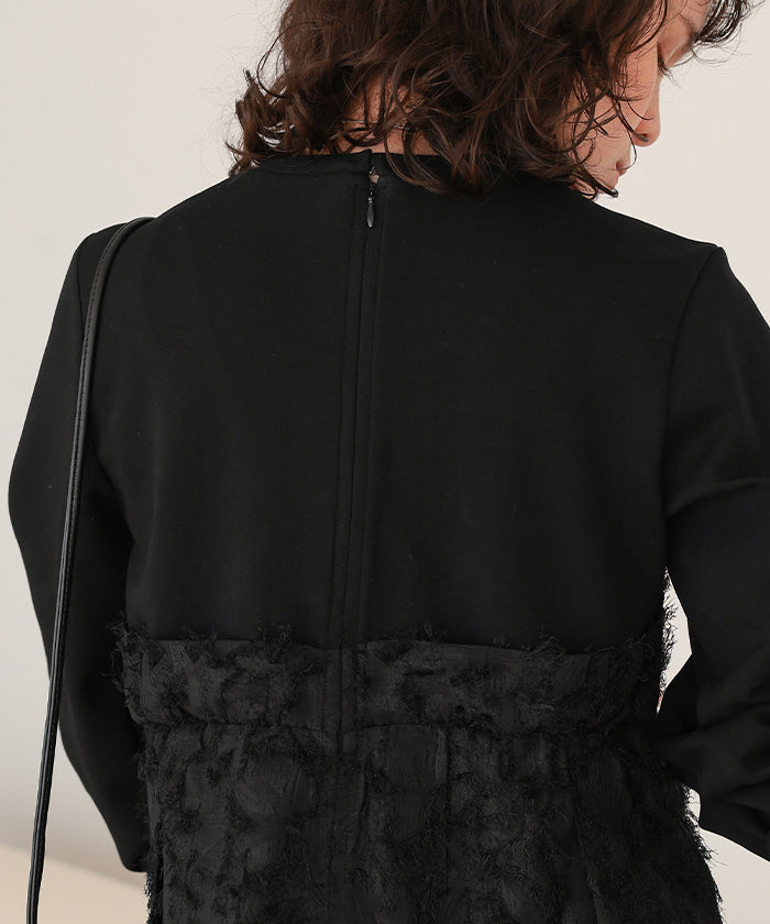 ティティベイト titivate ビスチェライクドッキングペプラムトップス （ブラック） ブラック