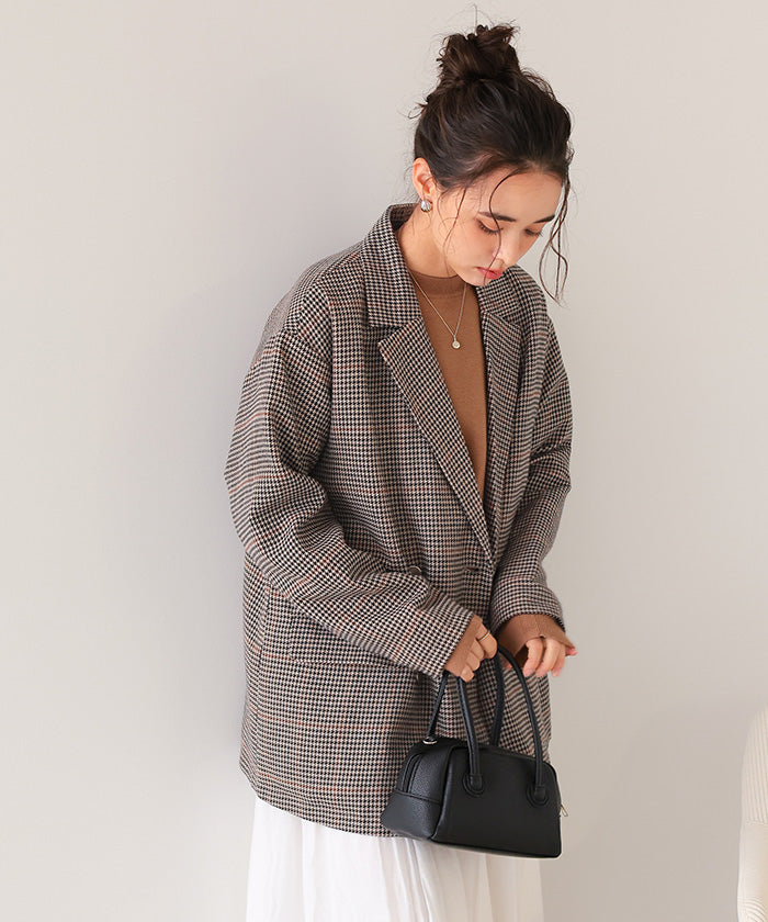 ティティベイト titivate ゴールド釦ダブルテーラードジャケット （チャコール） チャコール