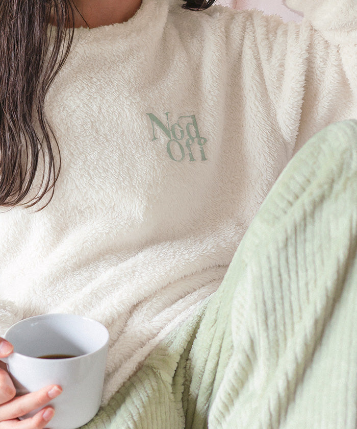 ティティベイト titivate ふわもこマシュマロタッチパジャマセットアップ （ライトベージュ） ライトベージュ