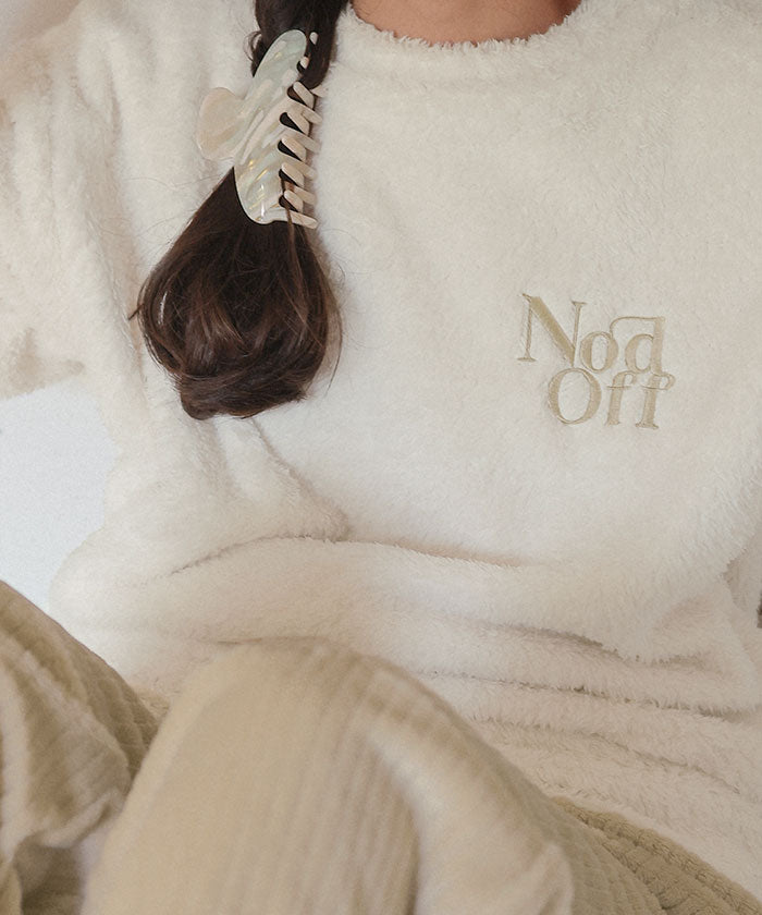 ティティベイト titivate ふわもこマシュマロタッチパジャマセットアップ （ライトベージュ） ライトベージュ