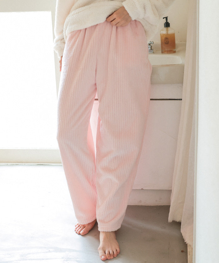 ティティベイト titivate ふわもこマシュマロタッチパジャマセットアップ （ライトベージュ） ライトベージュ