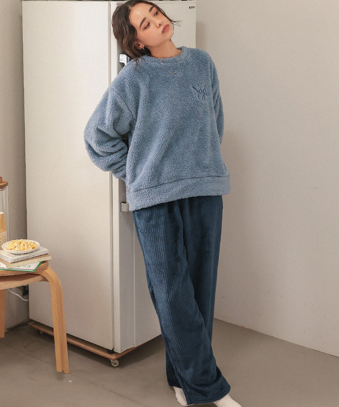 ティティベイト titivate ふわもこマシュマロタッチパジャマセットアップ （ライトベージュ） ライトベージュ