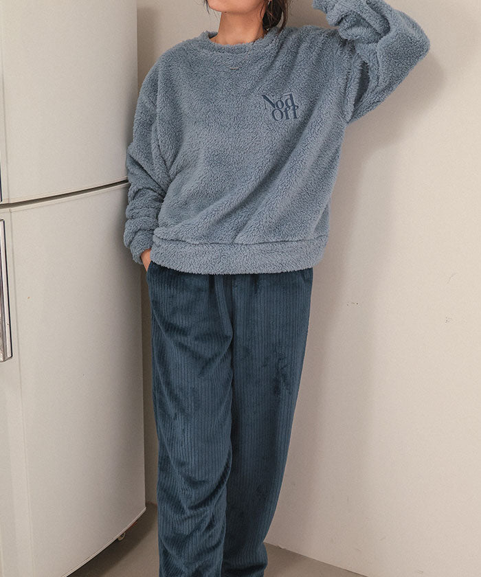 ティティベイト titivate ふわもこマシュマロタッチパジャマセットアップ （ライトベージュ） ライトベージュ