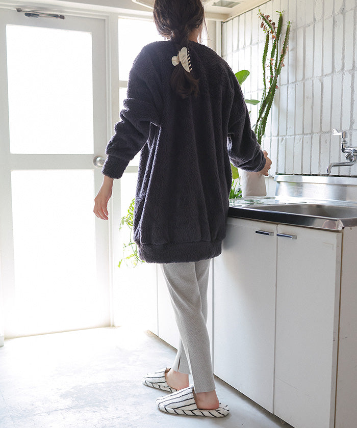 ティティベイト titivate モチッとタッチリブニットレギンスパンツ （グレージュ） グレージュ