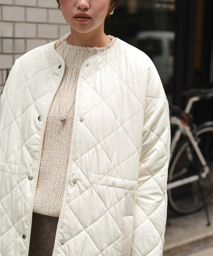 ティティベイト titivate ウエストドローストリングキルティングジャケット （ライトピンク） ライトピンク