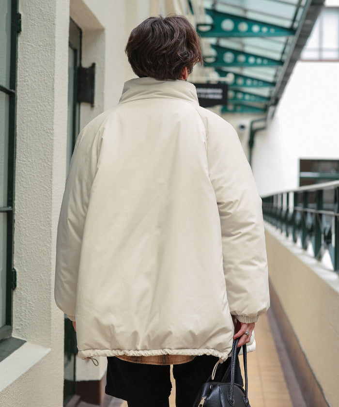ティティベイト titivate スタンドカラー中綿ブルゾン （アイボリー） アイボリー