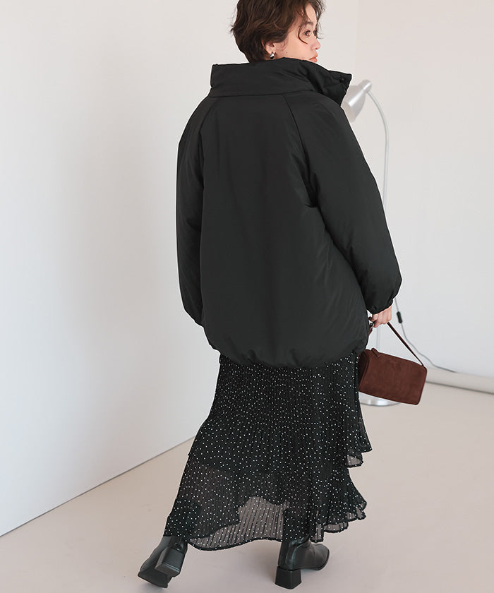 ティティベイト titivate スタンドカラー中綿ブルゾン （アイボリー） アイボリー